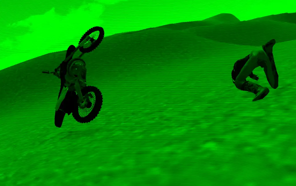 越野摩托车特技