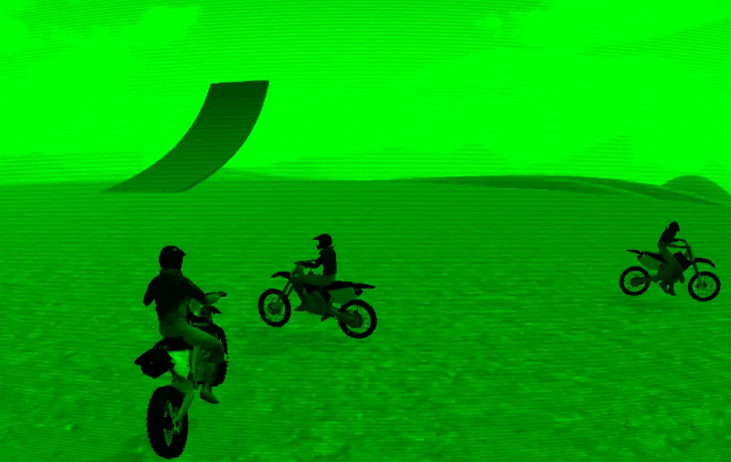 越野摩托车特技