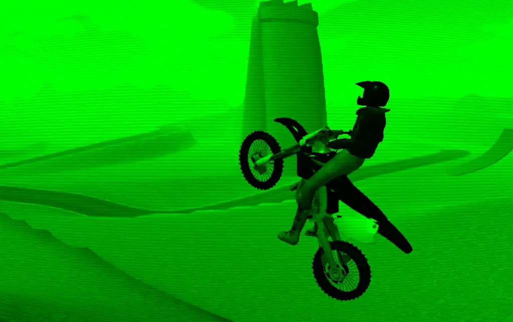 越野摩托车特技