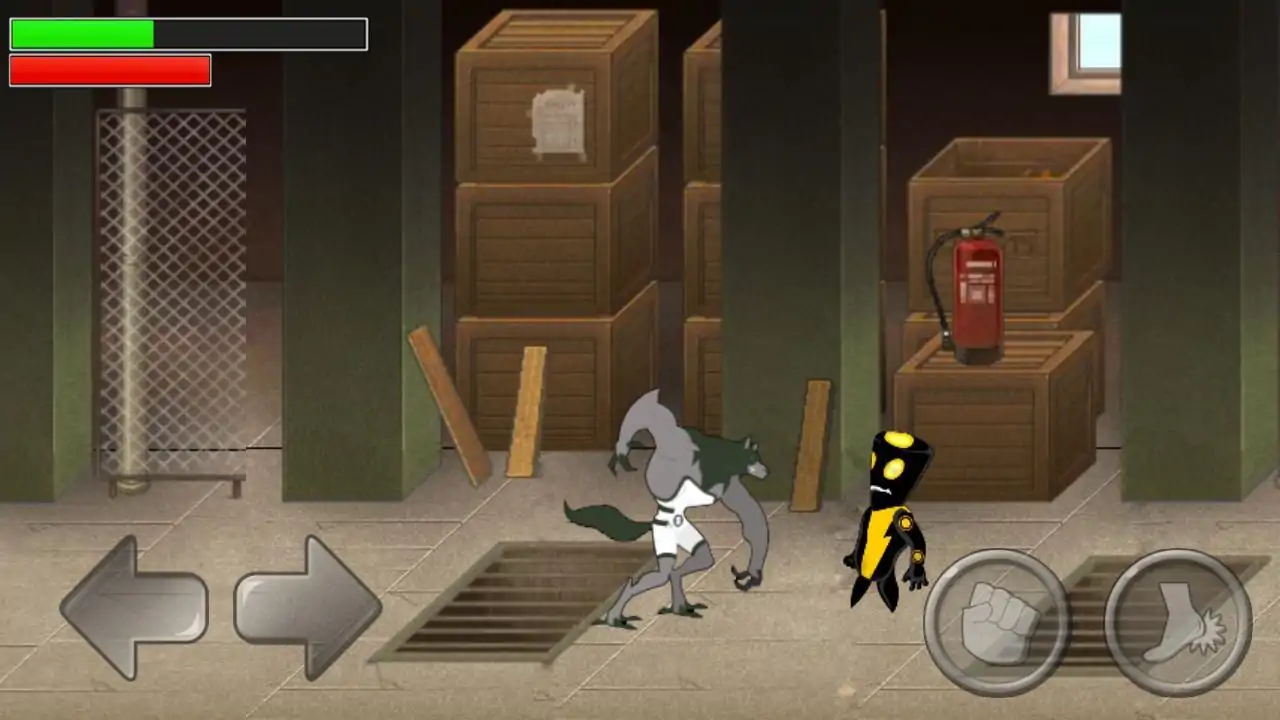 外星人本·闪电战狼