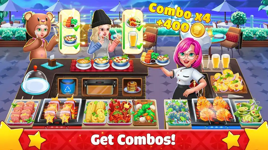 烹饪游戏:狂热餐厅狂热厨房游戏