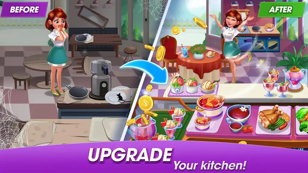 烹饪世界:烹饪,休闲和设计游戏中的服务 烹饪世界:烹饪,休闲和设计游戏中的服务