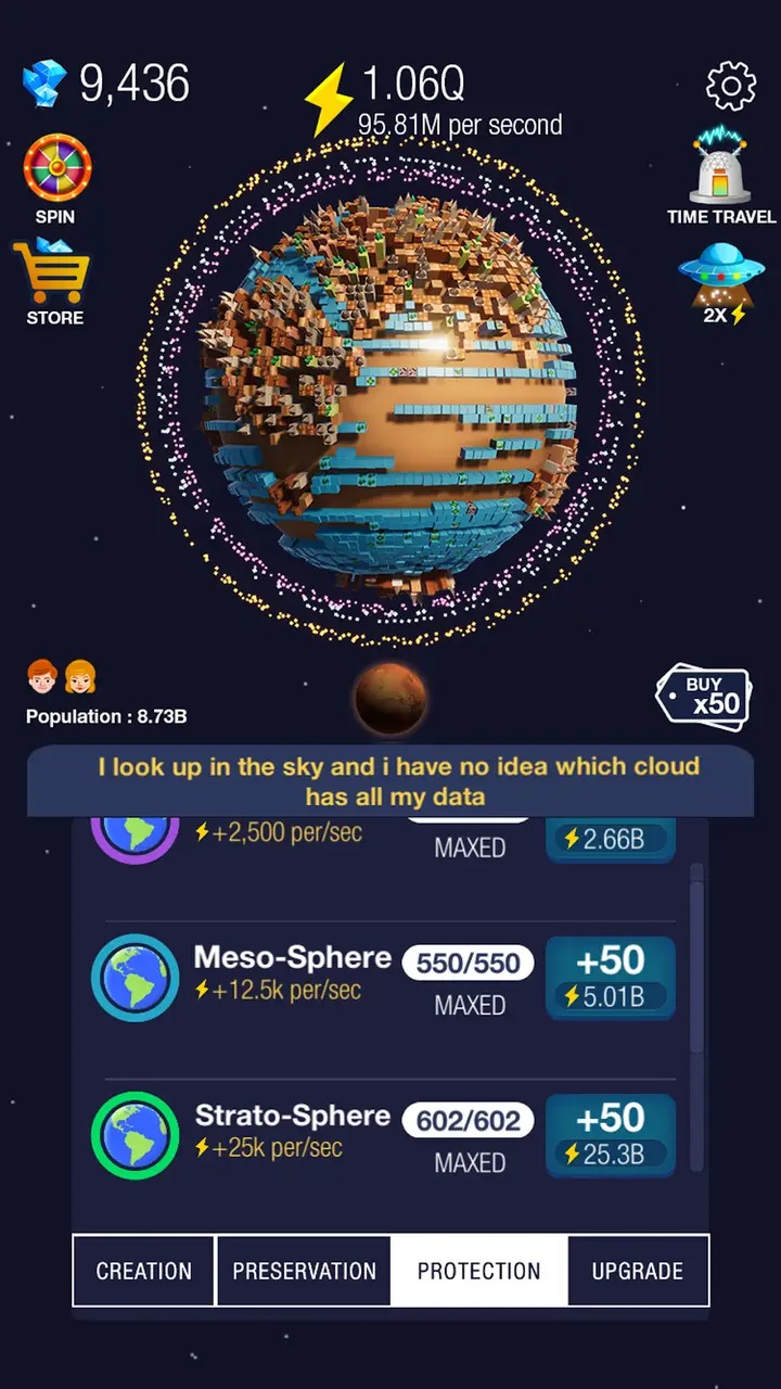 建造世界(辅助菜单)