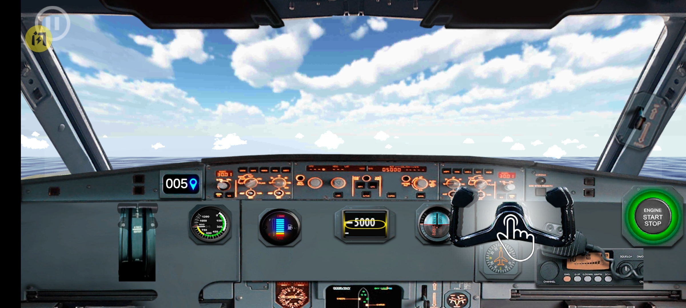 试验飞机模拟器