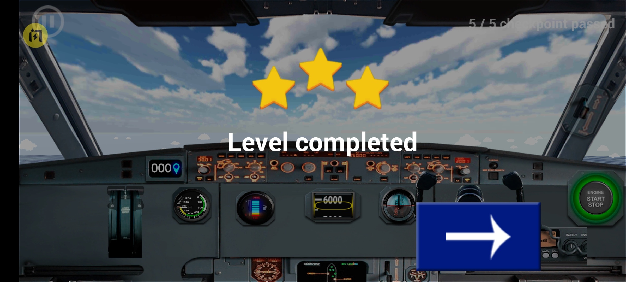 试验飞机模拟器