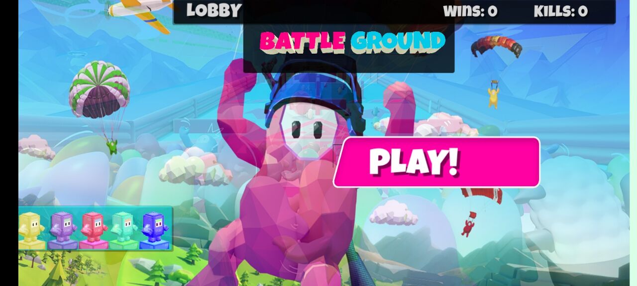 糖豆人像素吃鸡