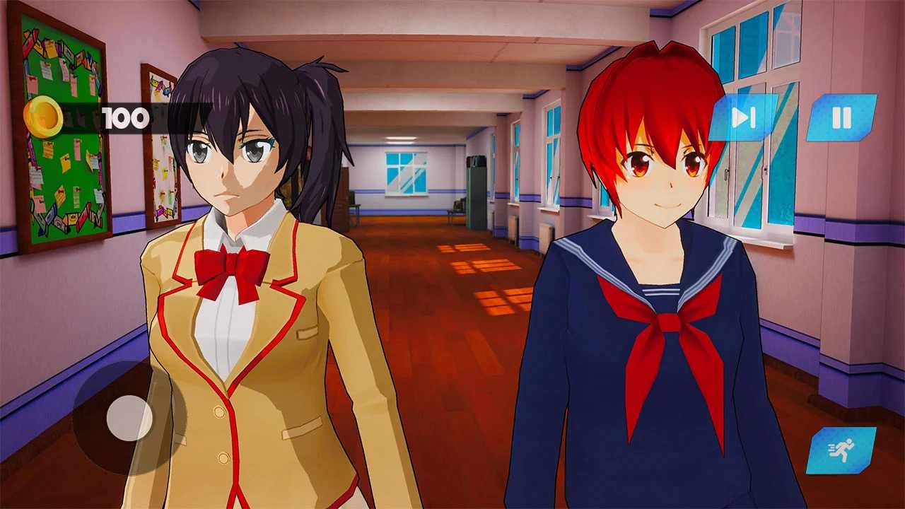 动漫高中樱花女孩生活：3D模拟器 