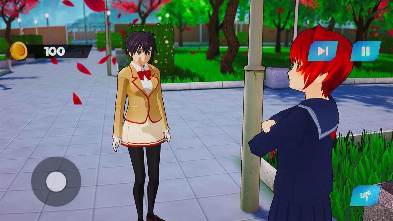 动漫高中樱花女孩生活：3D模拟器 