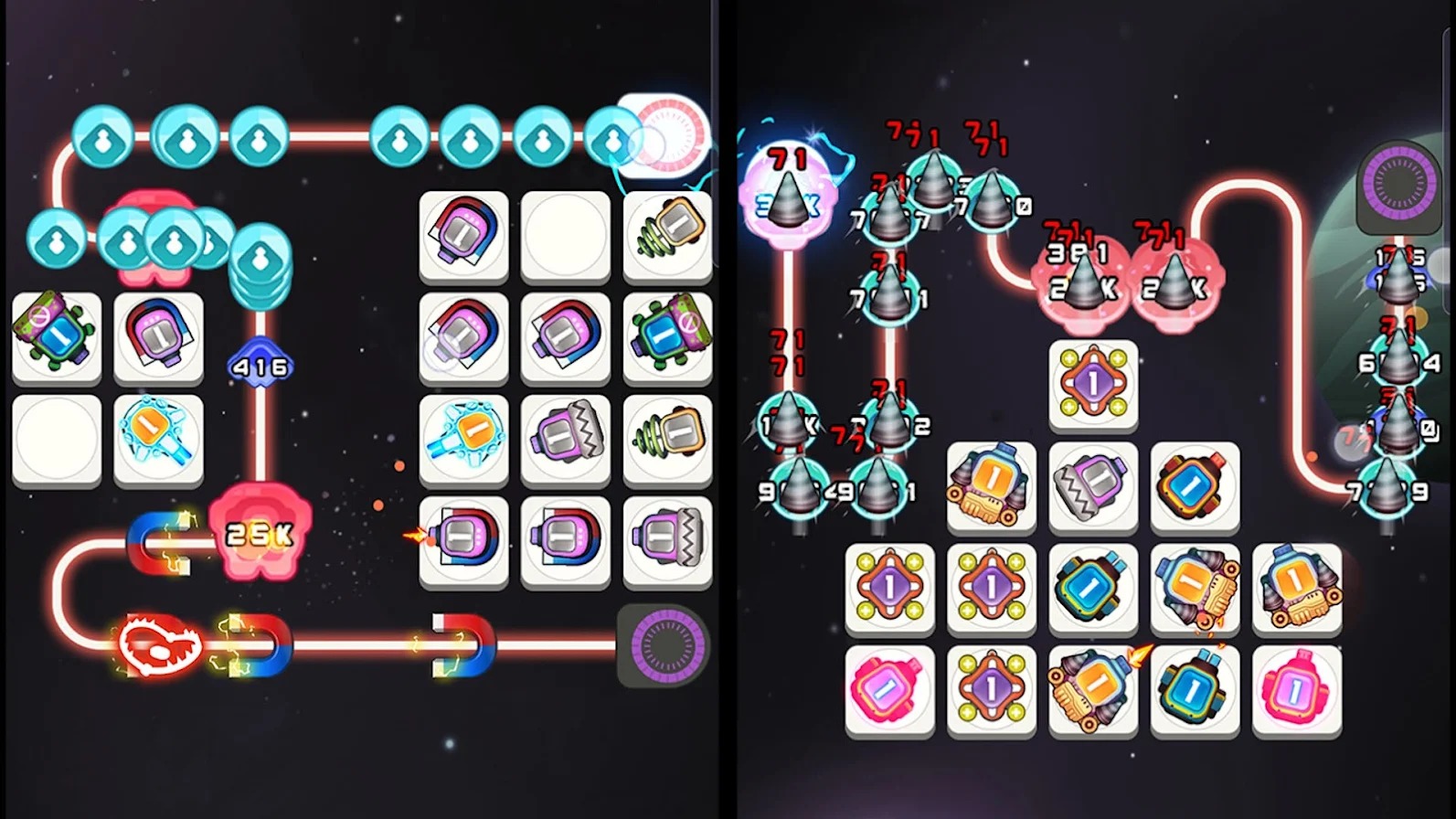 随机的炮塔防御