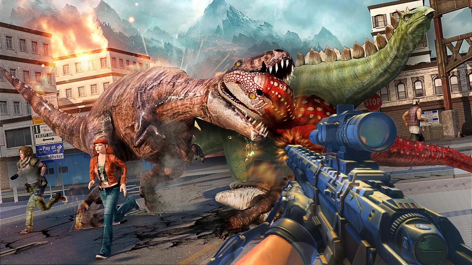 Dino Hunter Sniper 3d: Dinosaur Free FPS Shooting(龙猎人狙击手3D)