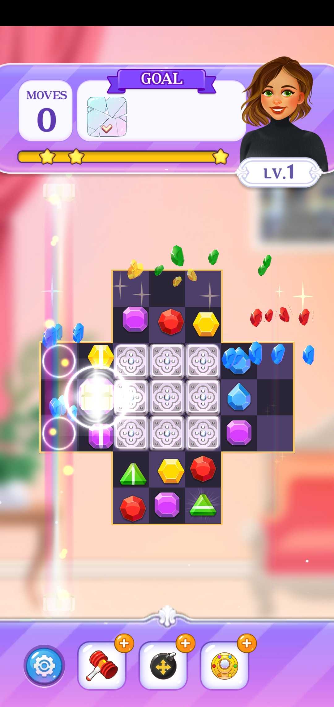 妮可的比赛：装扮三消