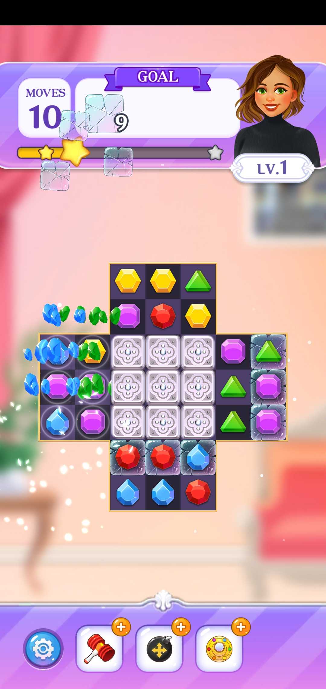 妮可的比赛：装扮三消