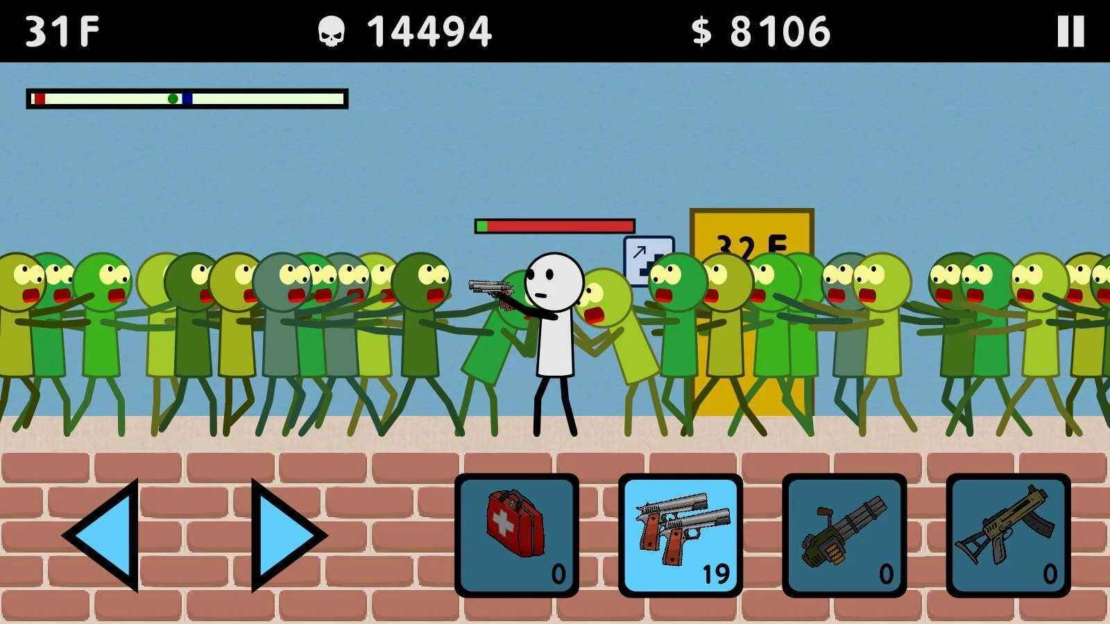 火柴人与枪3:僵尸射手