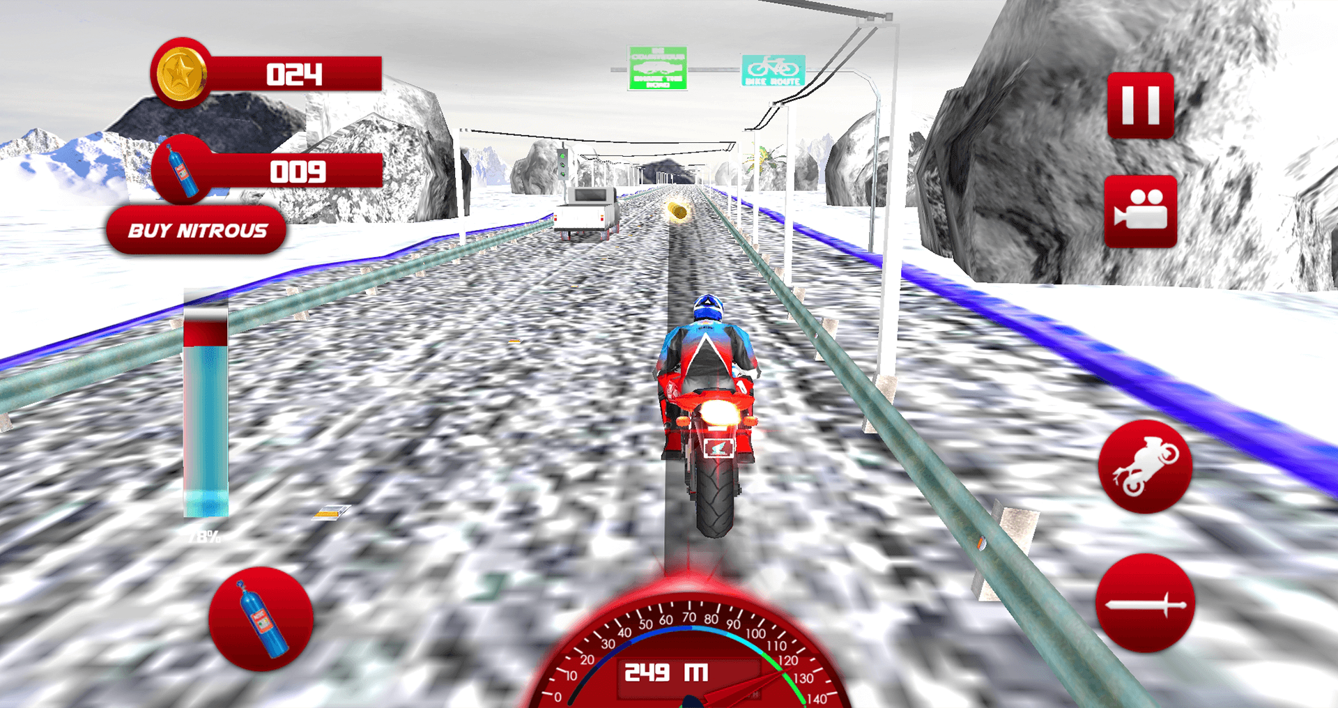 Crazy Road Rash Bike Race(疯狂赛车3D)