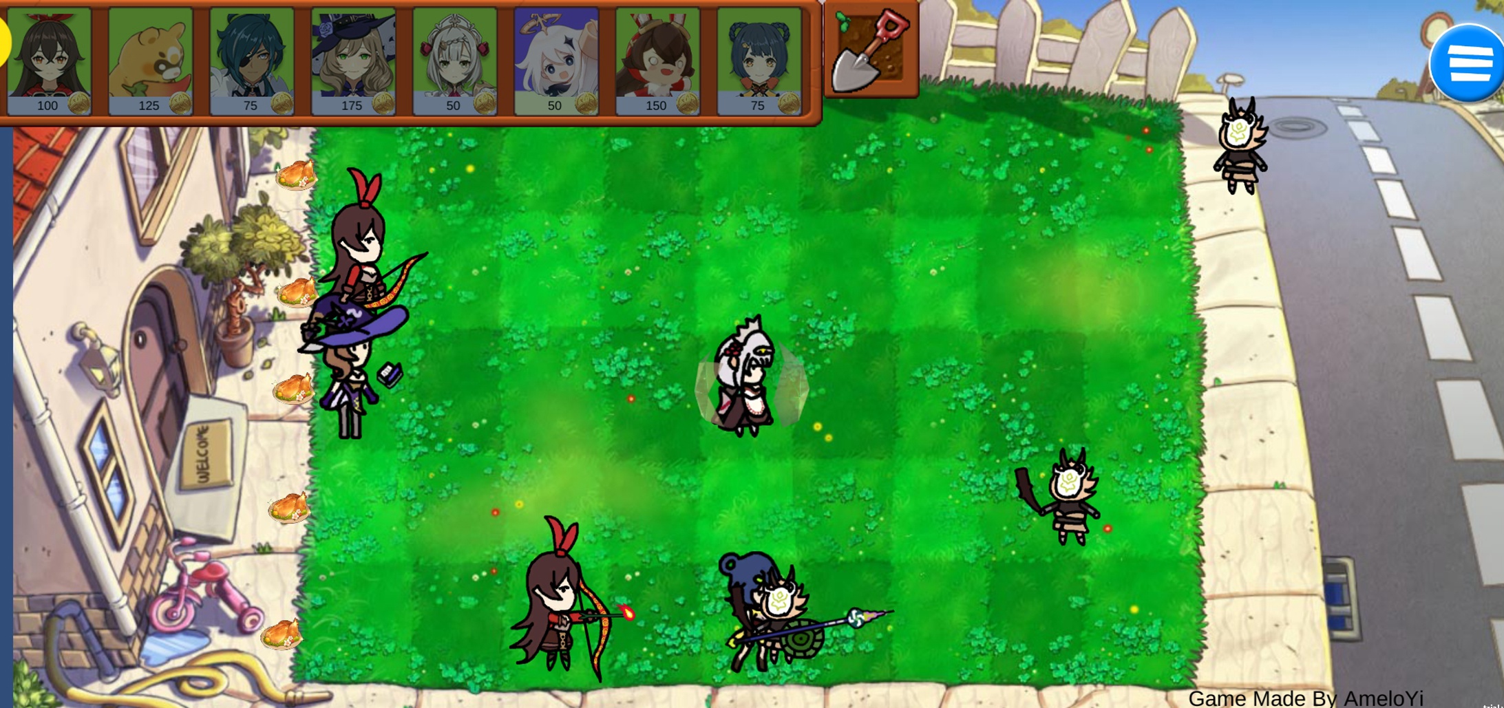 原神版植物大战僵尸