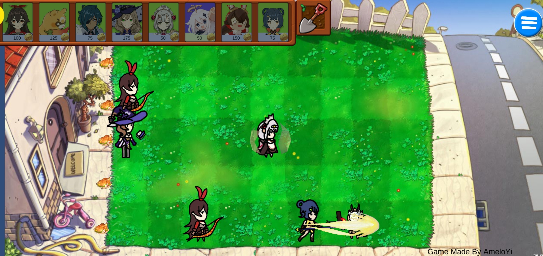 原神版植物大战僵尸