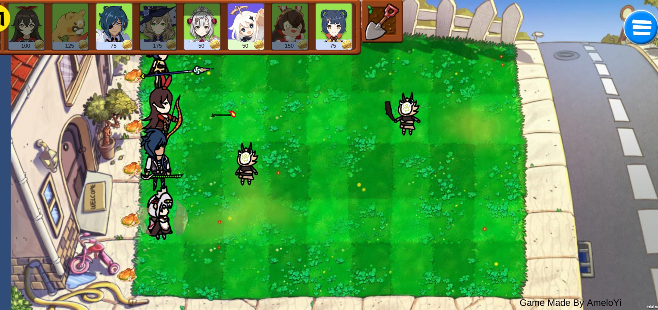 原神版植物大战僵尸