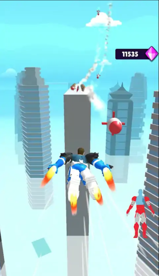 钢铁侠飞行3D（强加金币）