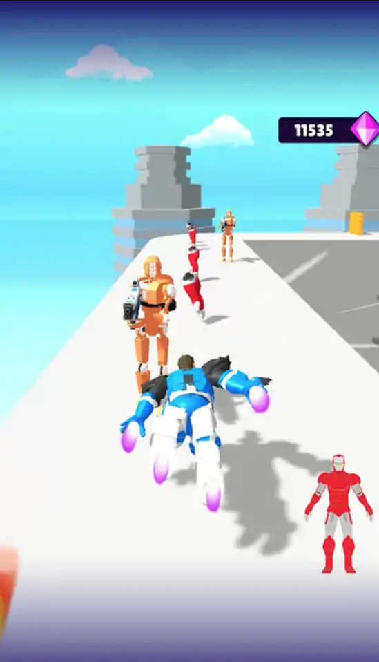 钢铁侠飞行3D（强加金币）