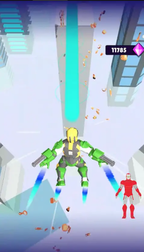 钢铁侠飞行3D（强加金币）