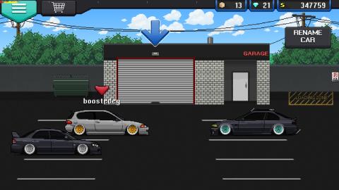 像素赛车手(辅助菜单)