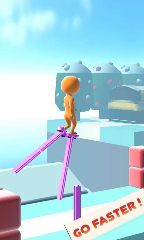 穿上高跟跑起来