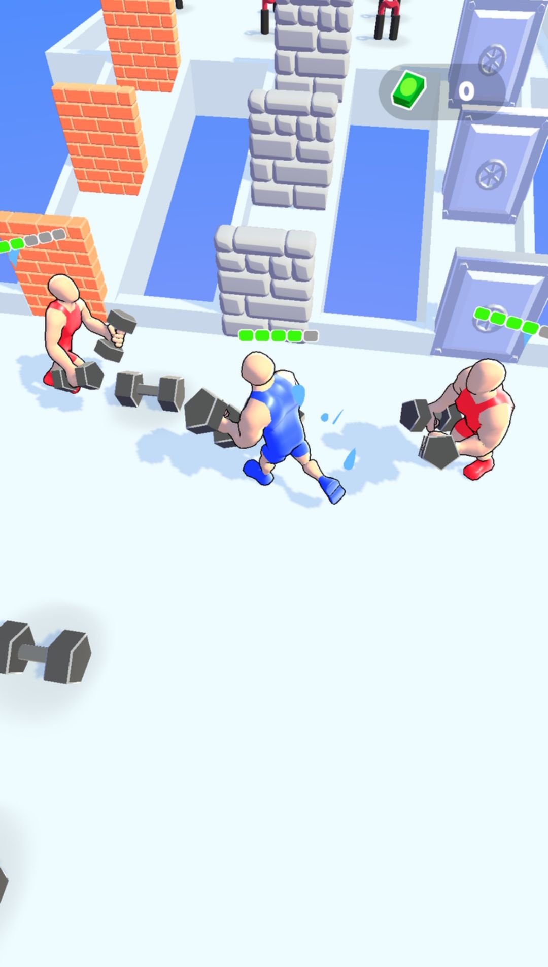 健身小伙大乱斗