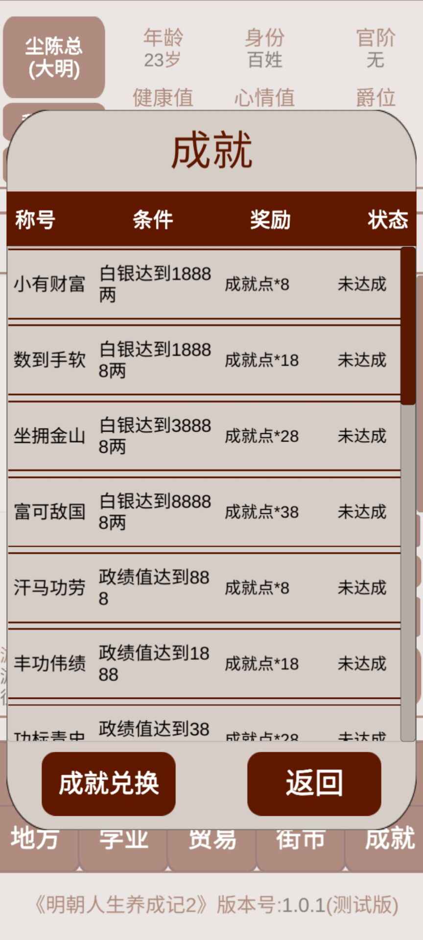 明朝人生养成记2