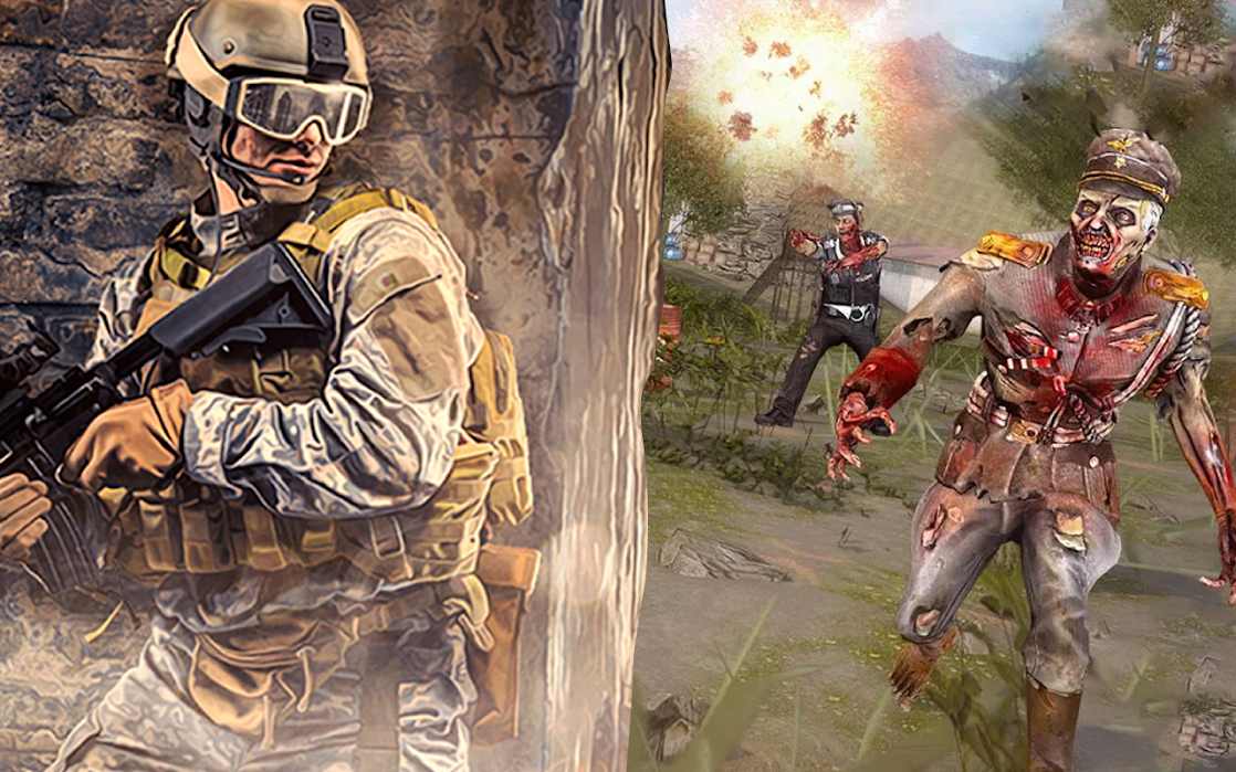 僵尸战斗：目标射击模拟器3D