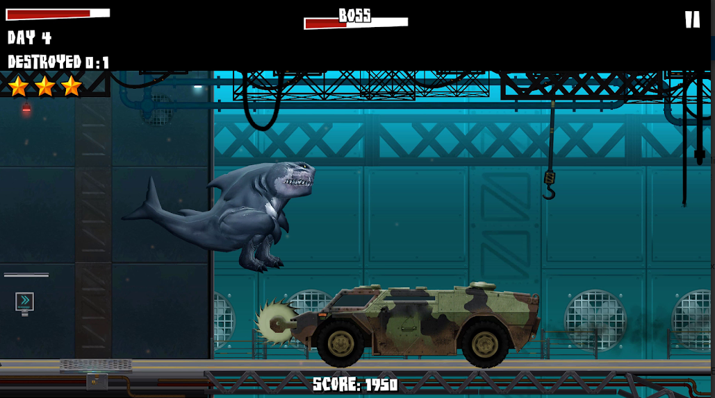 食人鲨横冲直撞