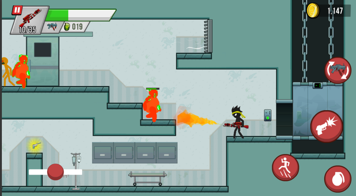 火柴人僵尸射击