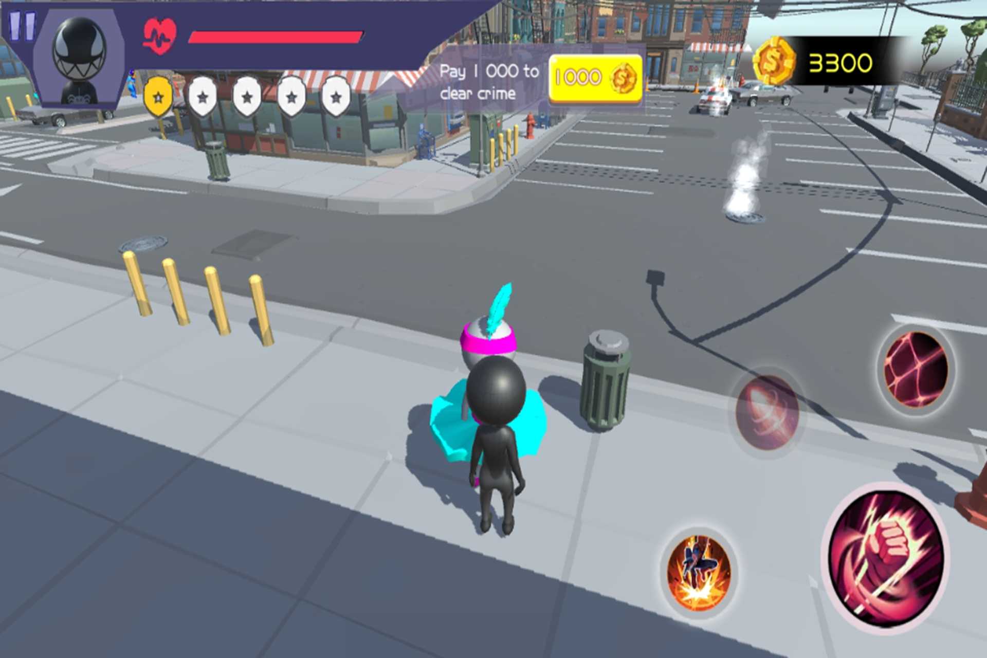 蜘蛛英雄超级英雄城市绳索