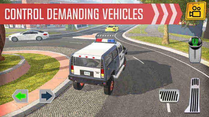 真实城市驾驶停车模拟