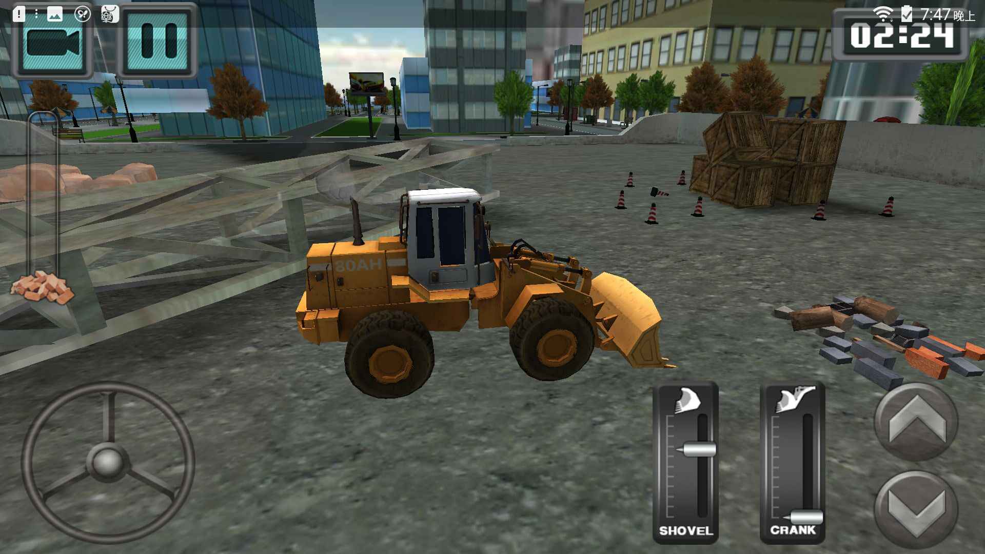 施工装载机模拟器