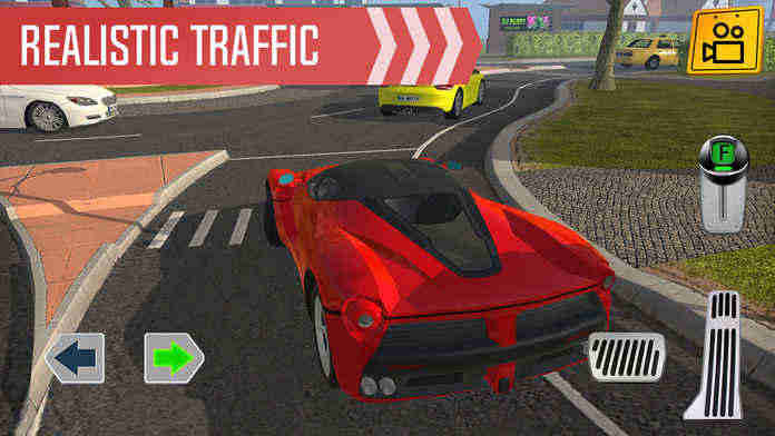 真实城市驾驶停车模拟