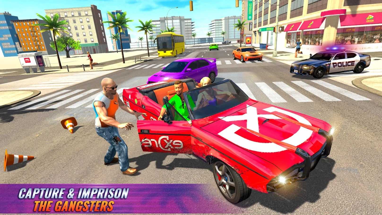 美国警察摩托追逐 美国警察摩托追逐