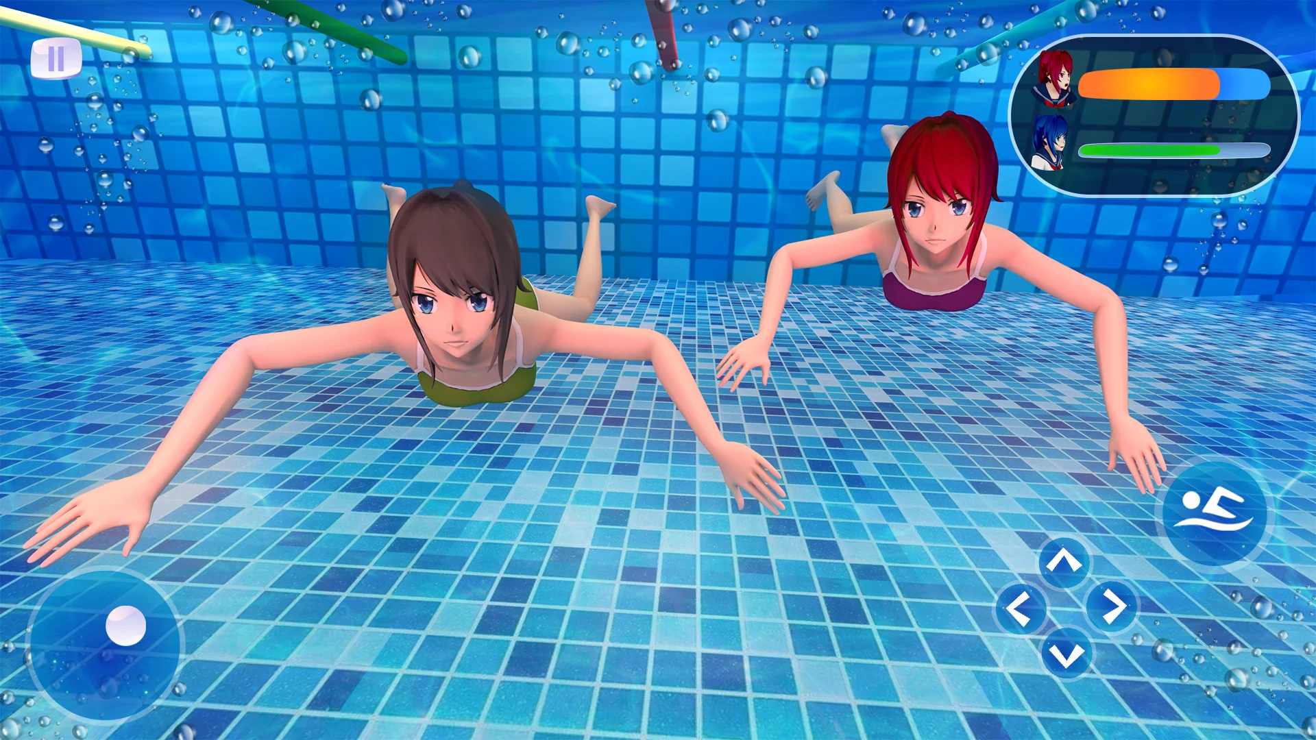 动漫高中暑期运动