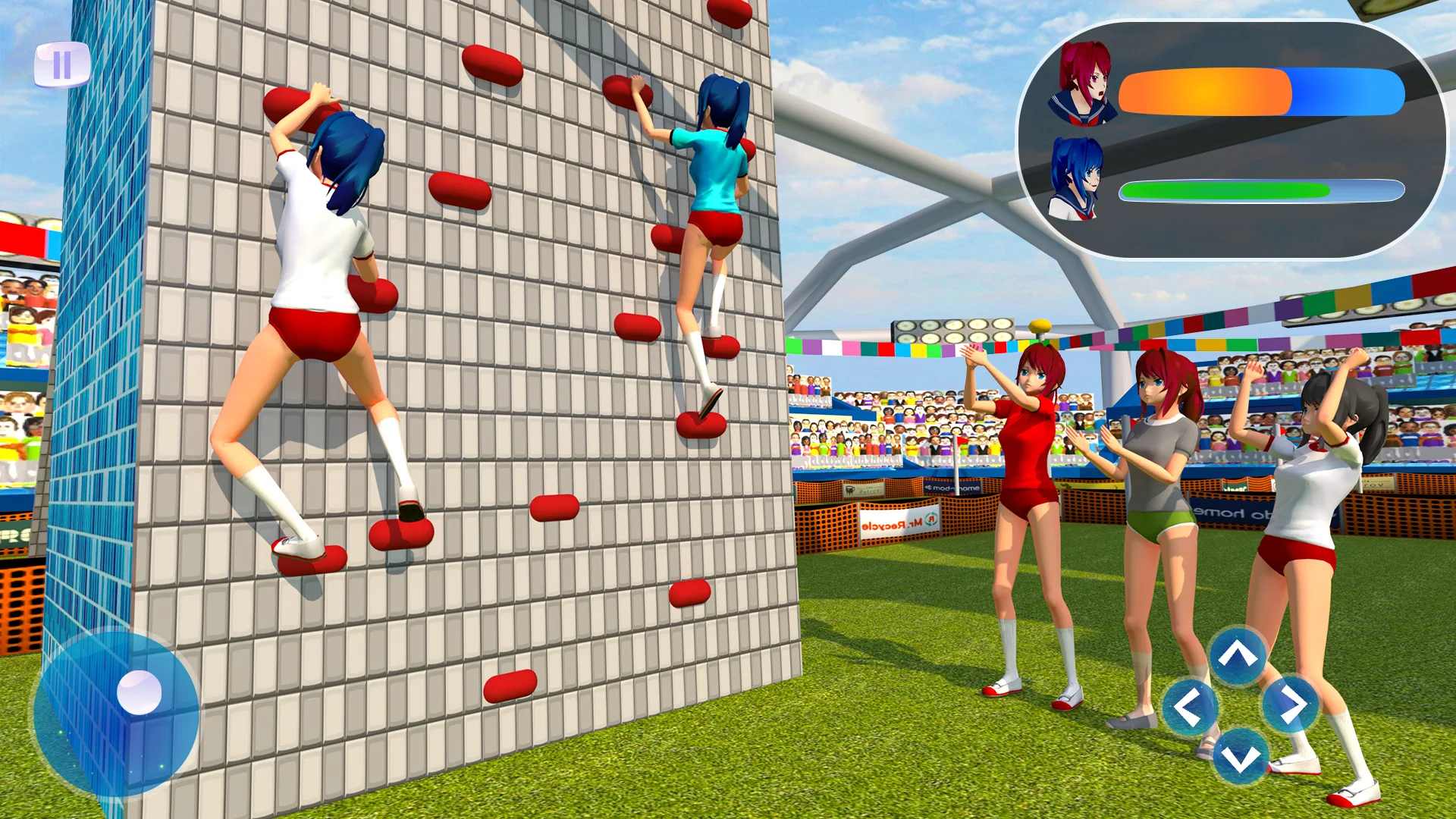 动漫高中暑期运动