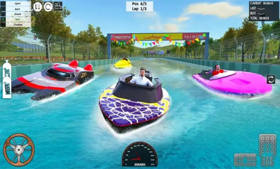 快艇比赛:船游戏 快艇比赛:船游戏