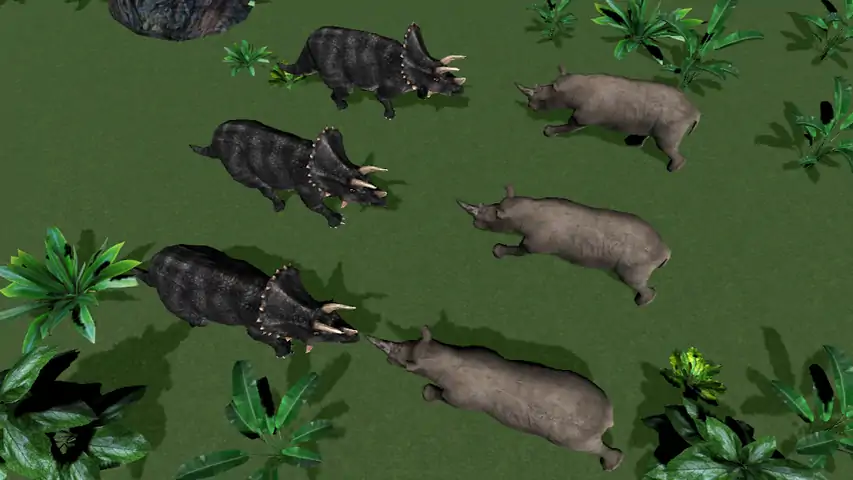 动物大战恐龙:野兽大战 动物大战恐龙:野兽大战