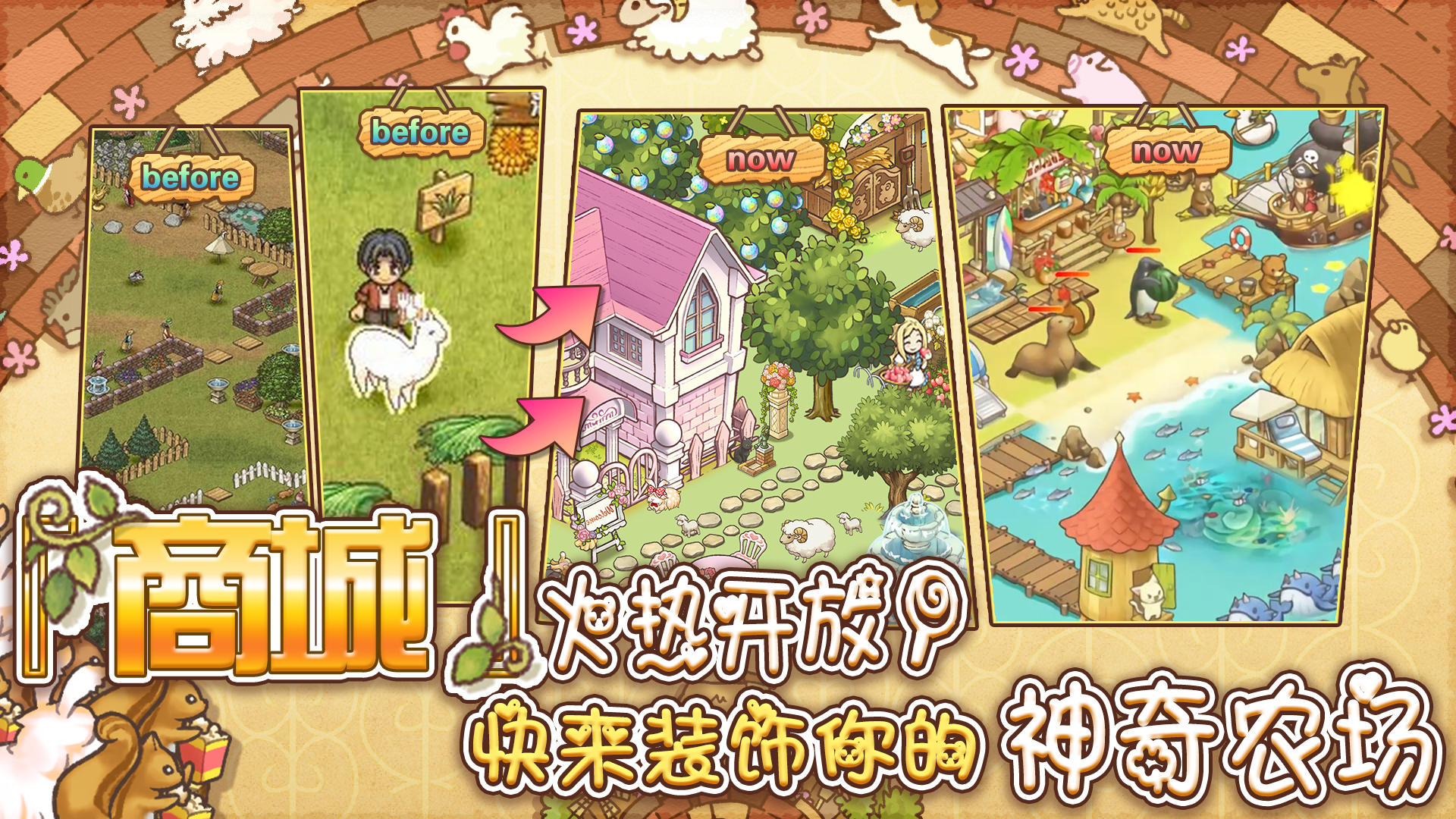 绵羊村的恬静时光