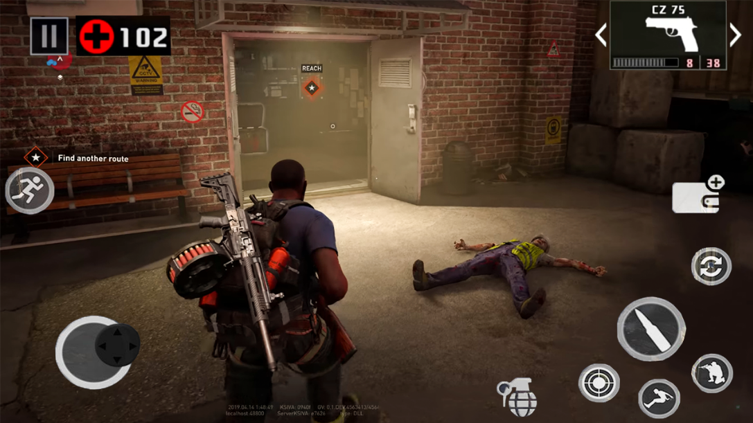 现代僵尸掩护作战