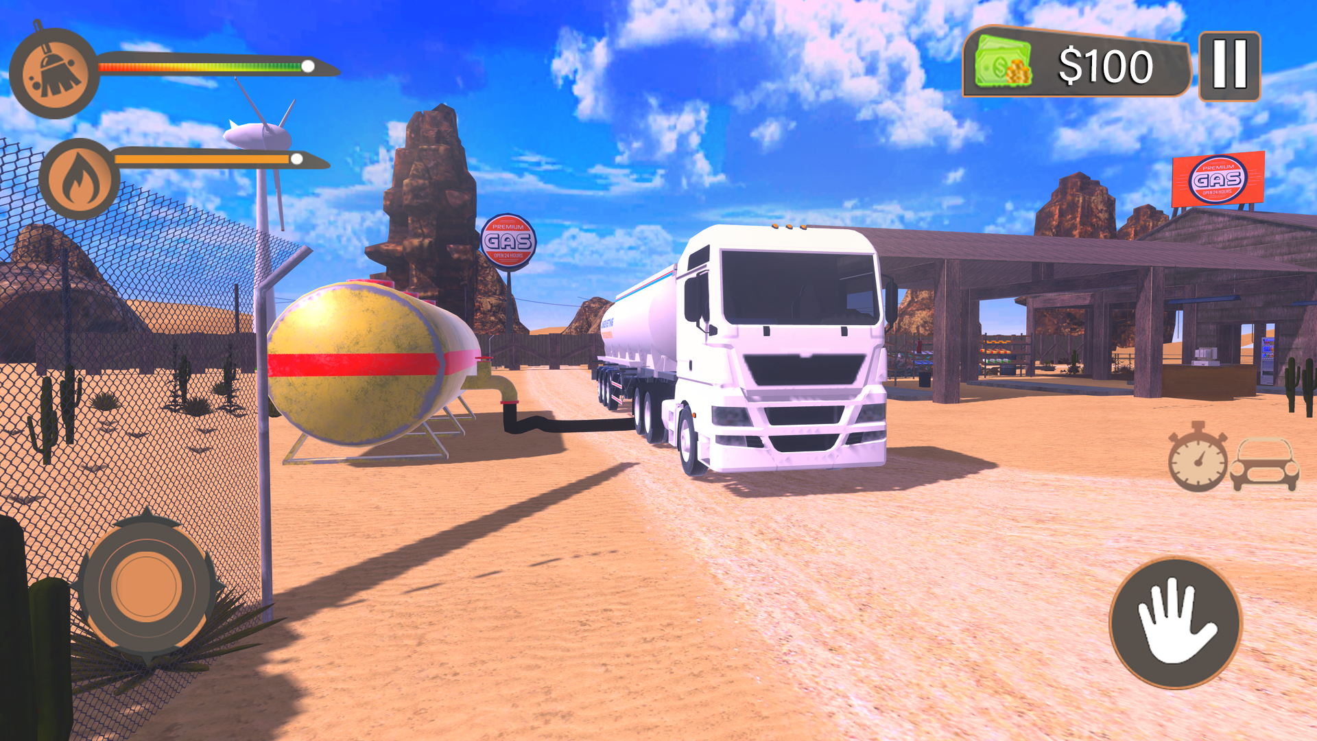 空闲加油站模拟