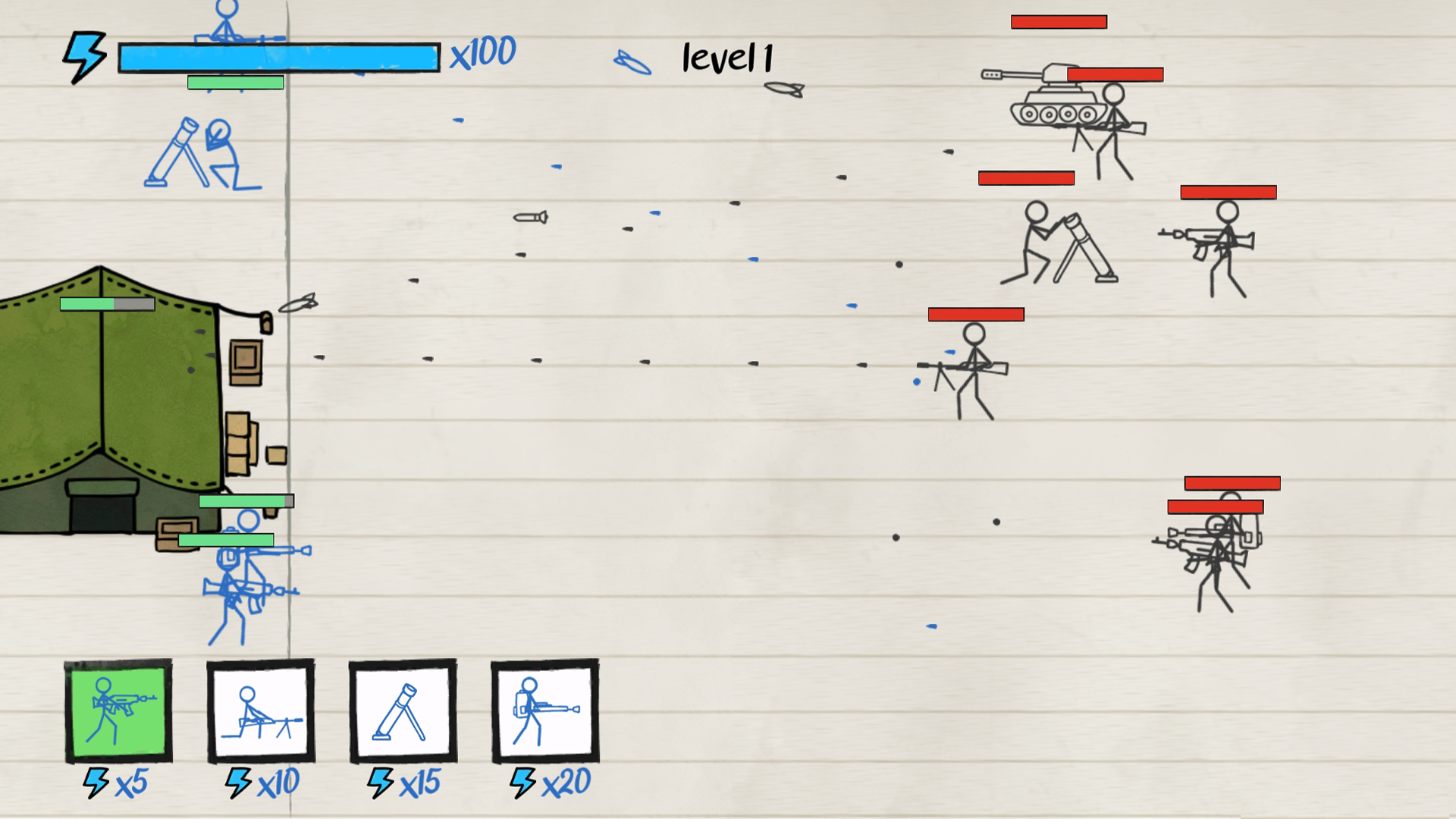 火柴人纸上战争(鲤鱼Ace推荐)