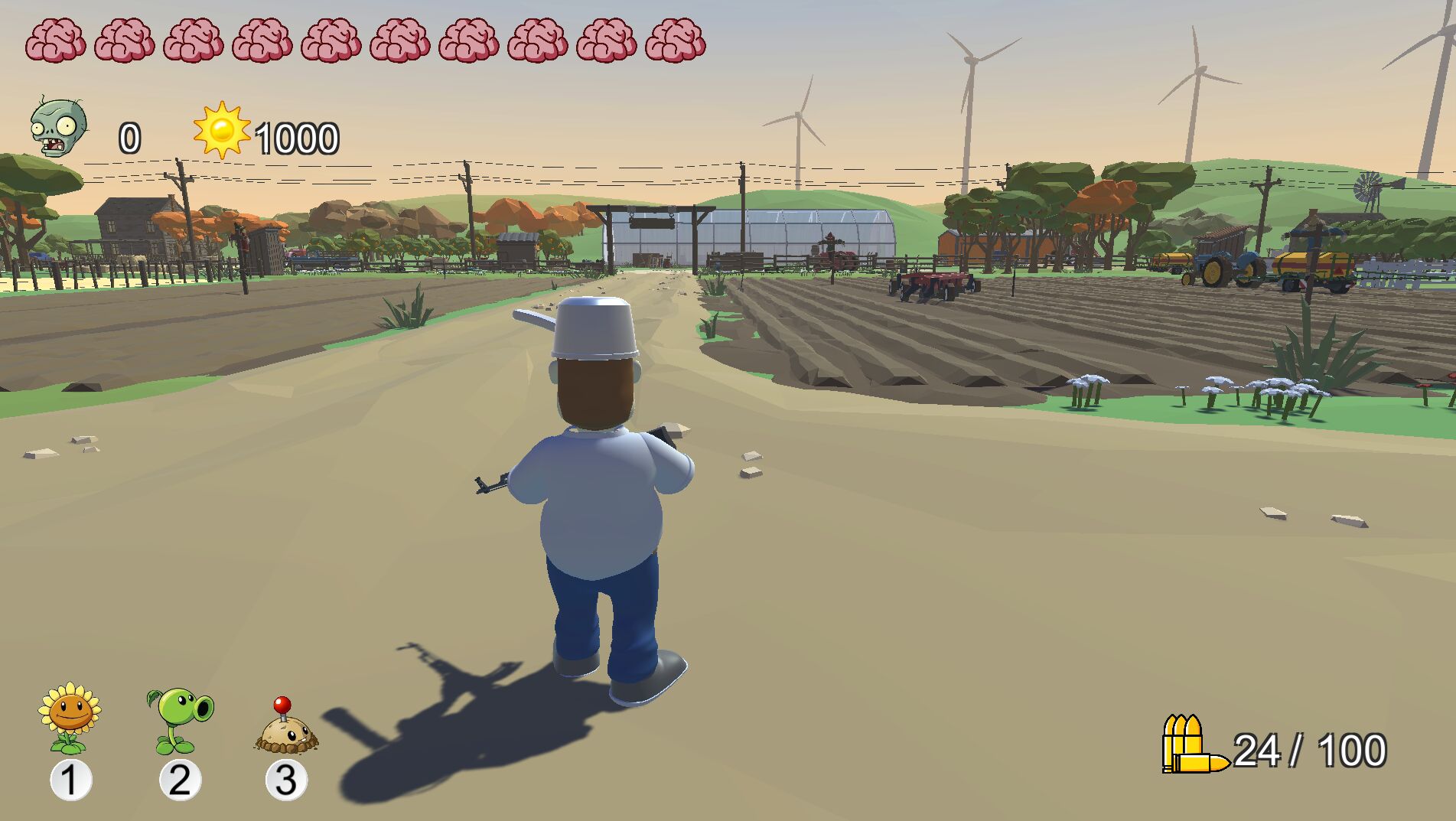 植物大战僵尸戴夫有枪(只因僵尸)