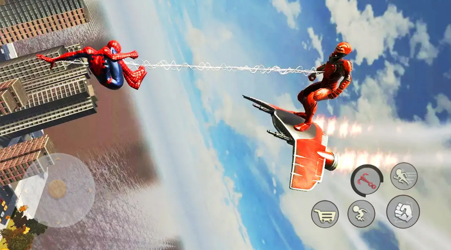 蜘蛛绳索英雄变身