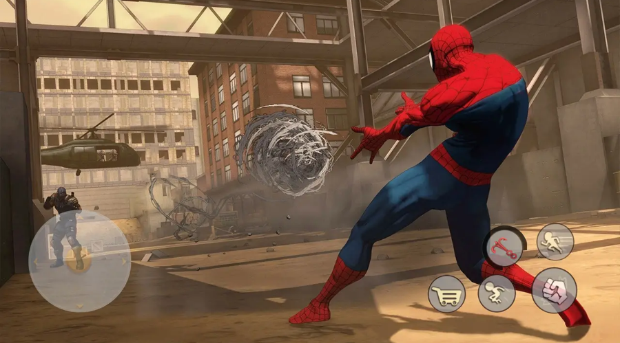 蜘蛛绳索英雄变身