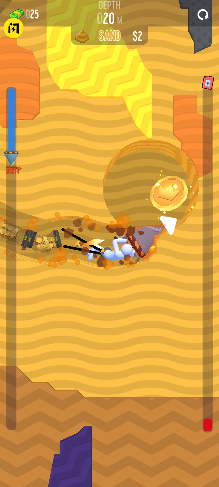 钻探机-矿山和石头