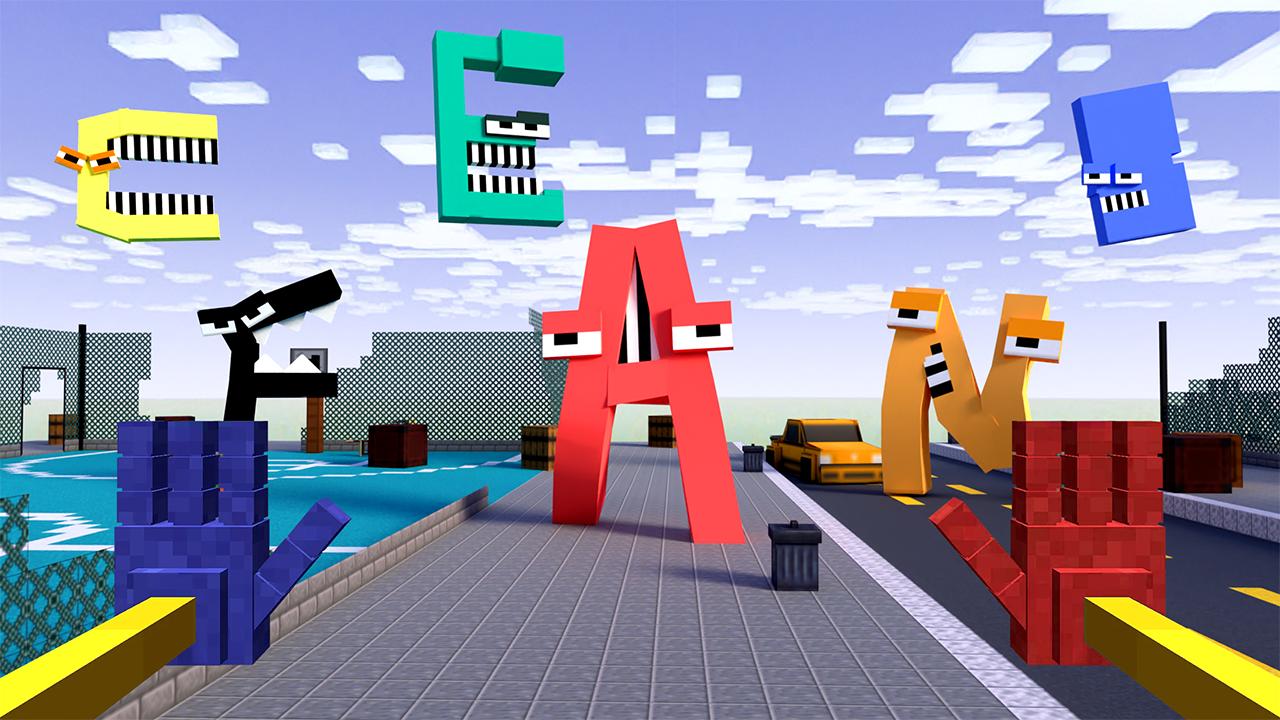 字母工艺：捉迷藏