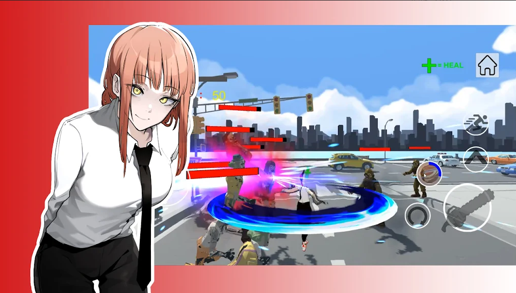 电锯人大战僵尸(玩家自制)